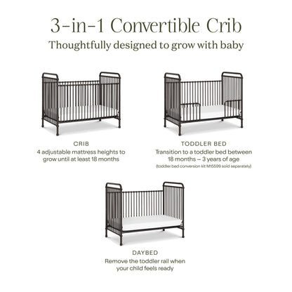 Namesake Abigail 3-in-1 Convertible Crib