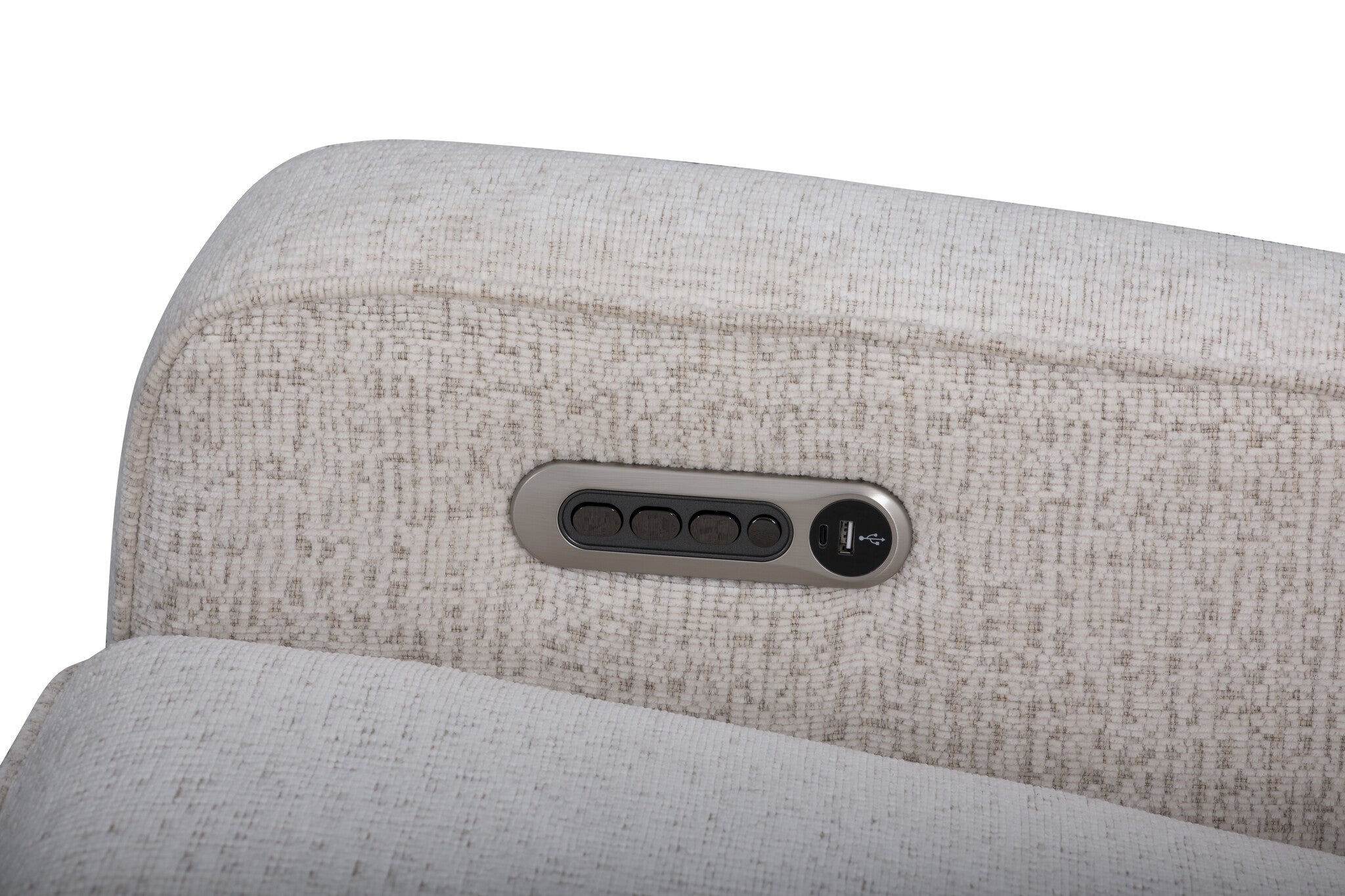 Charlotte Power Gliding Recliner with Power Lumbar – Richmond Cream