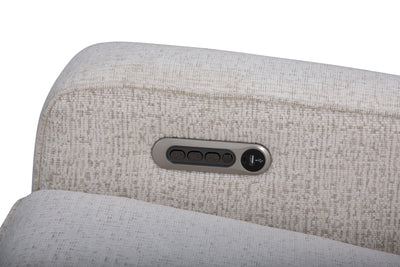 Charlotte Power Gliding Recliner with Power Lumbar – Richmond Cream