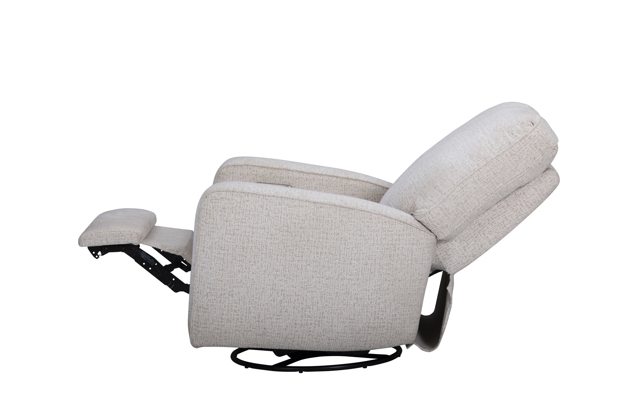 Charlotte Power Gliding Recliner with Power Lumbar – Richmond Cream