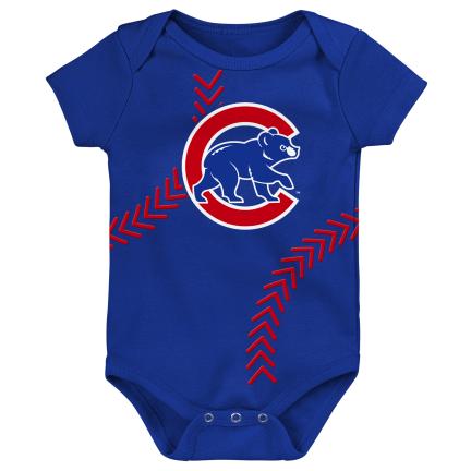 Chicago Cubs Short Sleeve Onesie