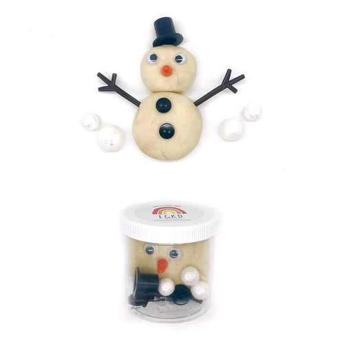 Snowman Mini Dough To Go - Twinkle Twinkle Little One