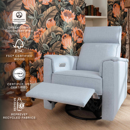 Namesake Willa Plus Power Glider Recliner + Power Headrest