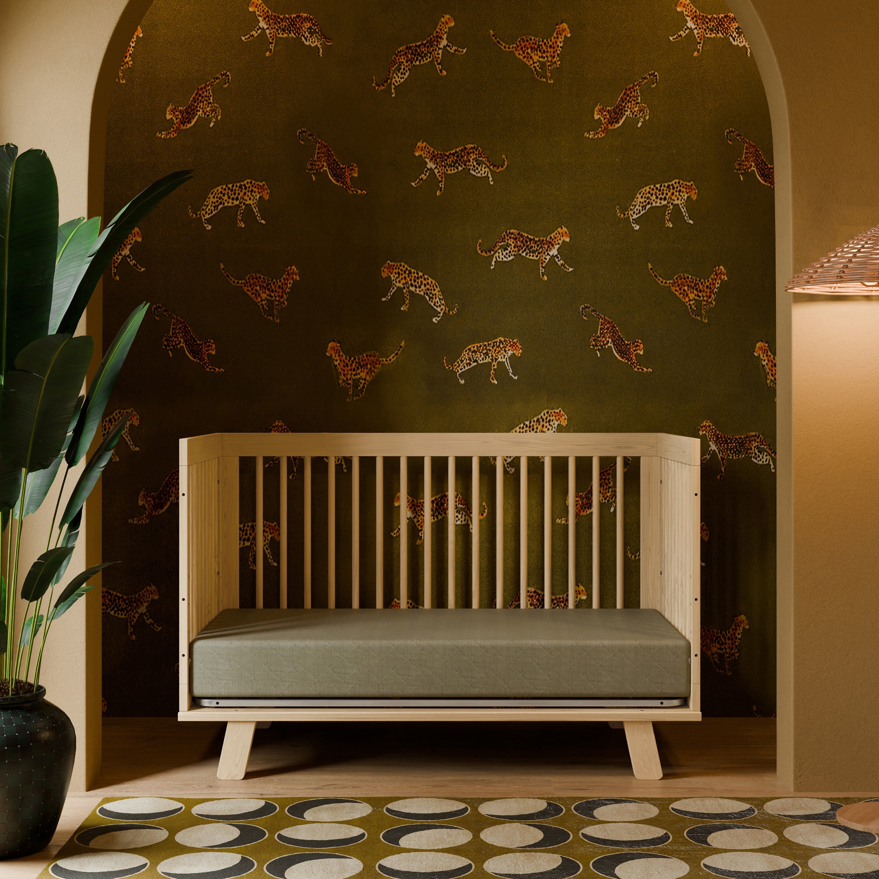 Babyletto Hudson 3-in-1 Convertible Crib with Toddler Bed Conversion Kit