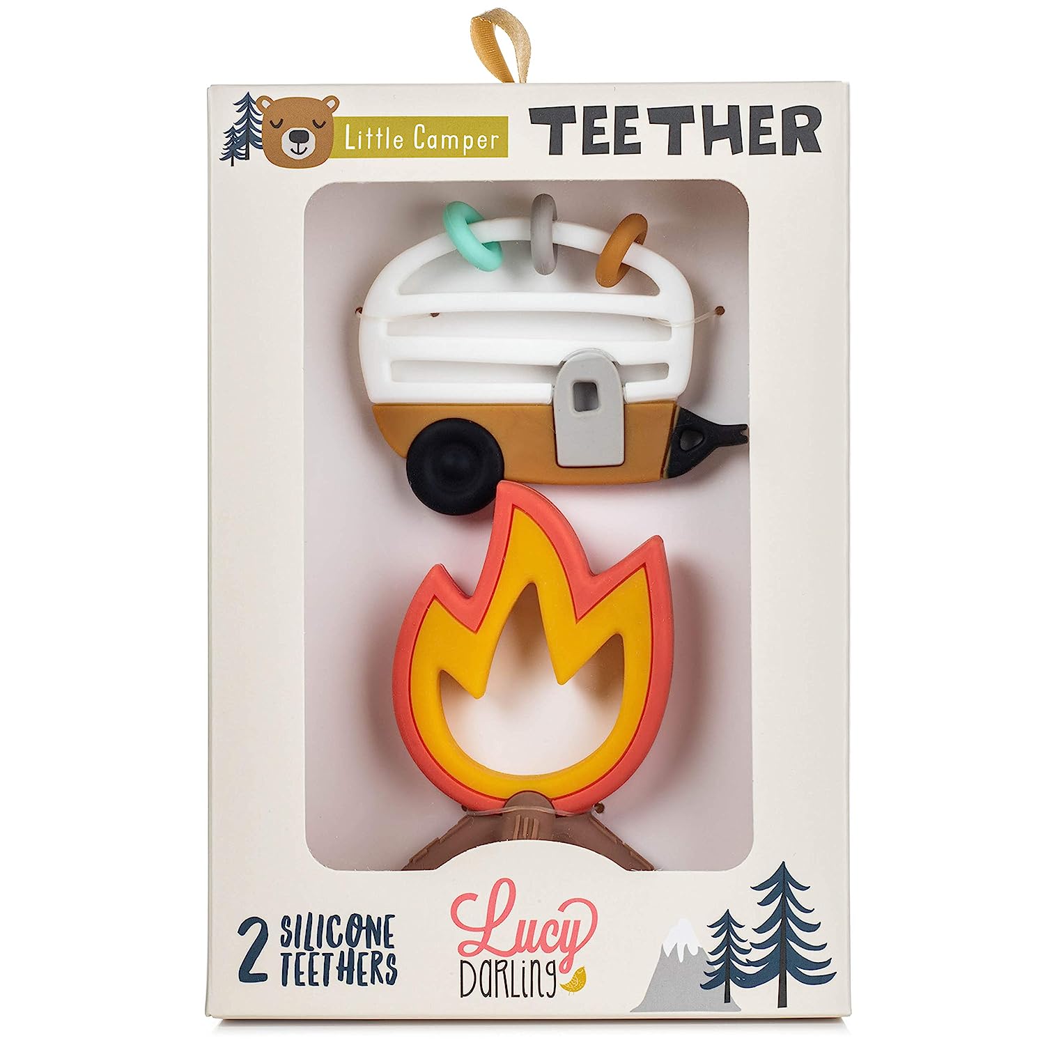 Little Camper Baby Teether Toy - Twinkle Twinkle Little One