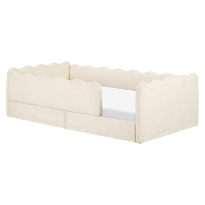 Babyletto Rizo Montessori-Inspired Twin Floor Bed with Guardrails