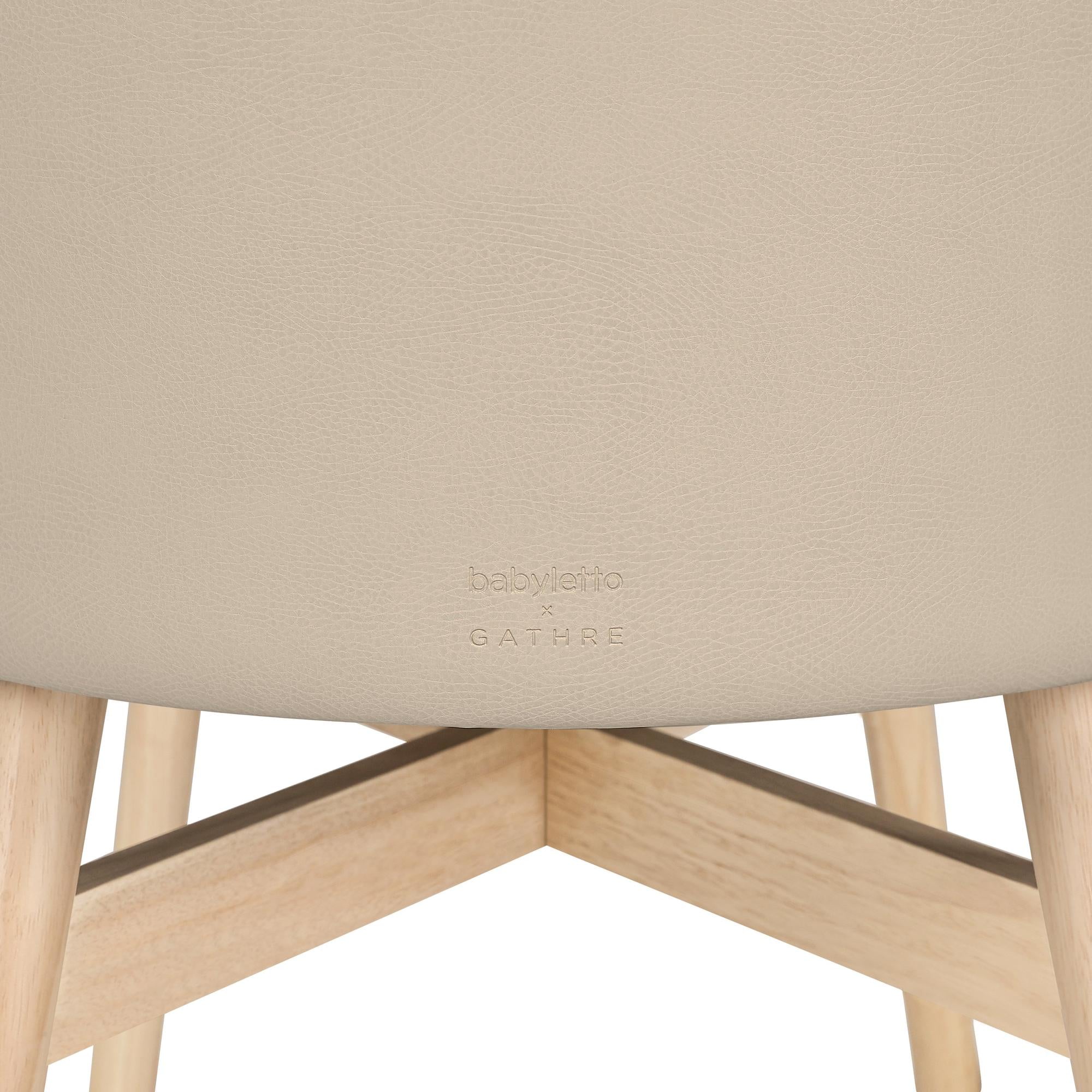 M26834GMLB,Babyletto,babyletto x GATHRE Capsule Bassinet in Millet