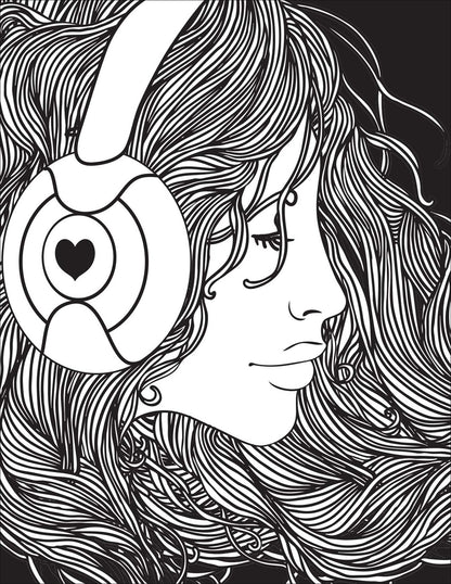 Kaleidoscope Coloring: Neon - Twinkle Twinkle Little One