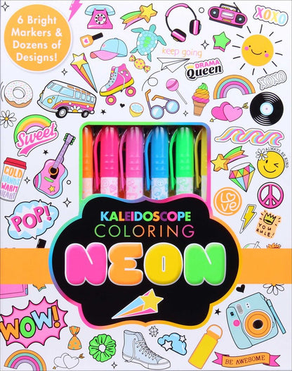 Kaleidoscope Coloring: Neon - Twinkle Twinkle Little One