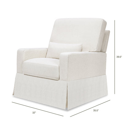 Namesake Crawford Pillowback Comfort Swivel Glider