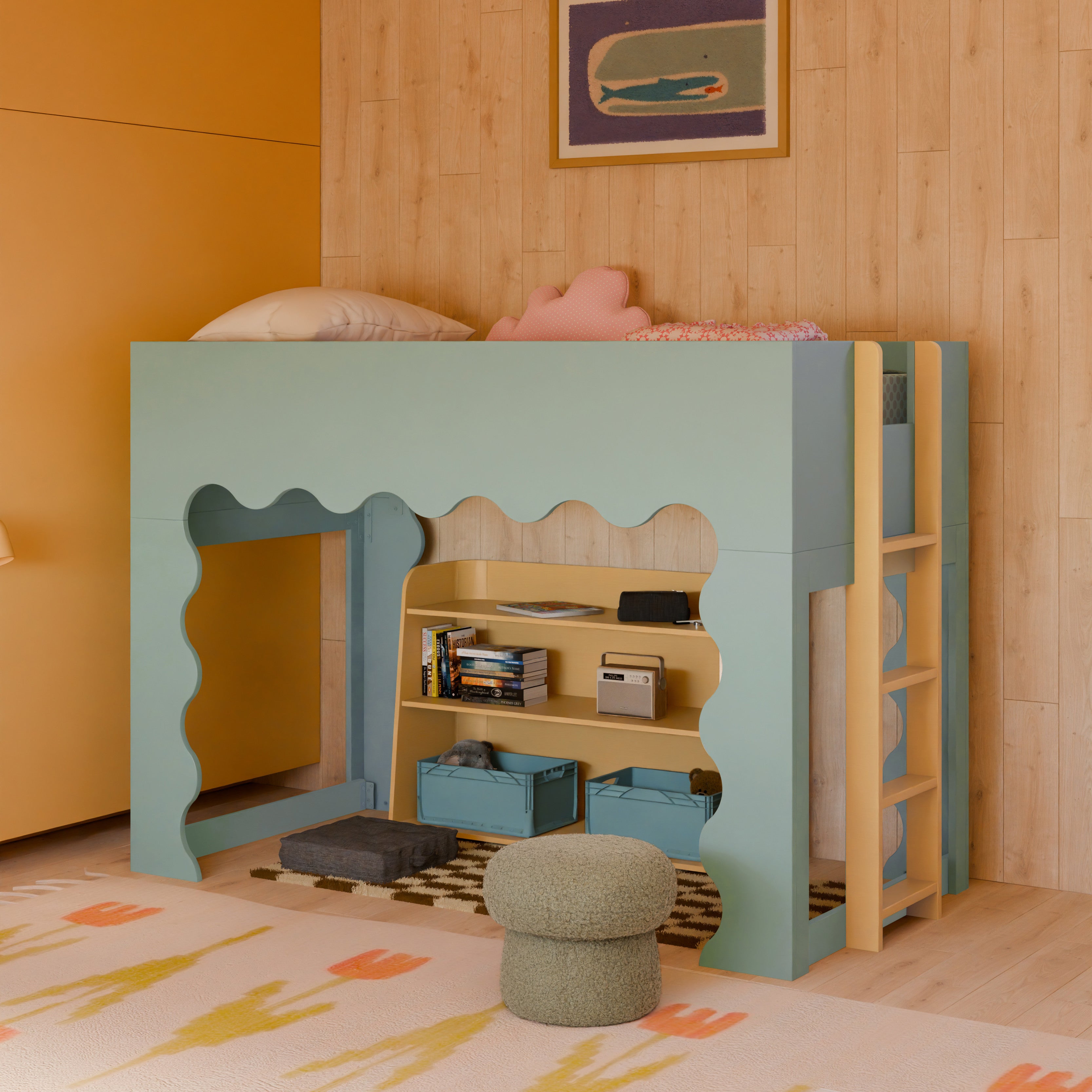 Babyletto Mini Mushroom Pouf - Twinkle Twinkle Little One