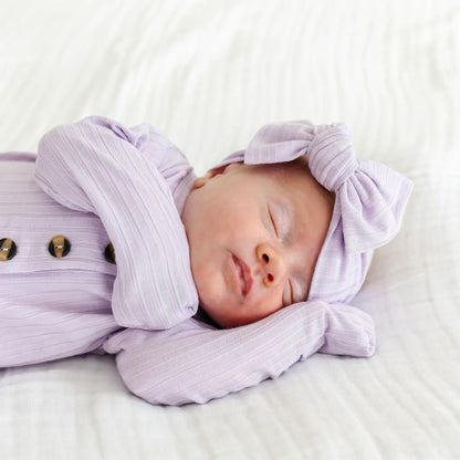 Lou Lou & Company Lola Ribbed Top, Bottom + Headband Set - Twinkle Twinkle Little One