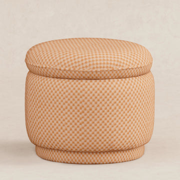 Babyletto Enoki Storage Ottoman in Velvet Checker - Twinkle Twinkle Little One