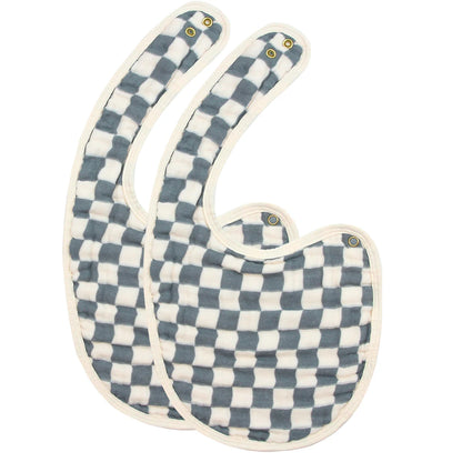 Lou Lou & Company Pattern Cloud Muslin Bib 2 Pack - Twinkle Twinkle Little One