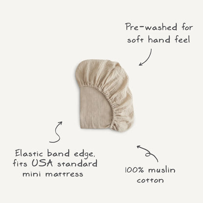 Mini Crib Sheet - Twinkle Twinkle Little One