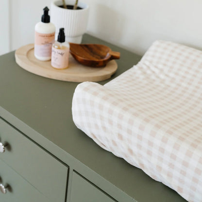 Minky Stretch Luxe Changing Pad Cover - Twinkle Twinkle Little One