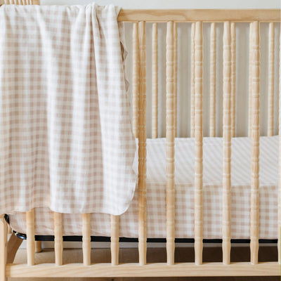 Minky Stretch Luxe Crib Sheet - Twinkle Twinkle Little One