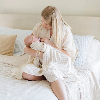 Minky Stretch Luxe Swaddle Blanket - Twinkle Twinkle Little One