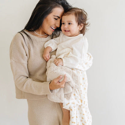Minky Stretch Receiving Blanket - Twinkle Twinkle Little One