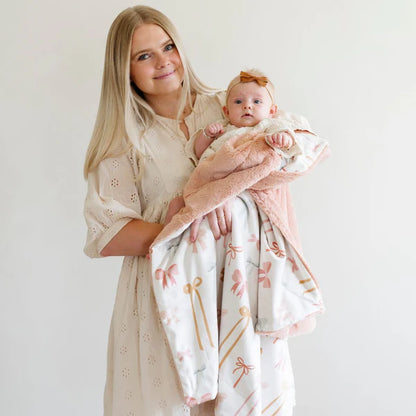 MINKY/LUSH RECEIVING BLANKETS - Twinkle Twinkle Little One