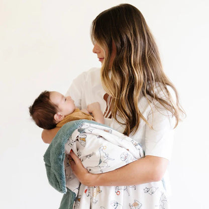 MINKY/LUSH RECEIVING BLANKETS - Twinkle Twinkle Little One