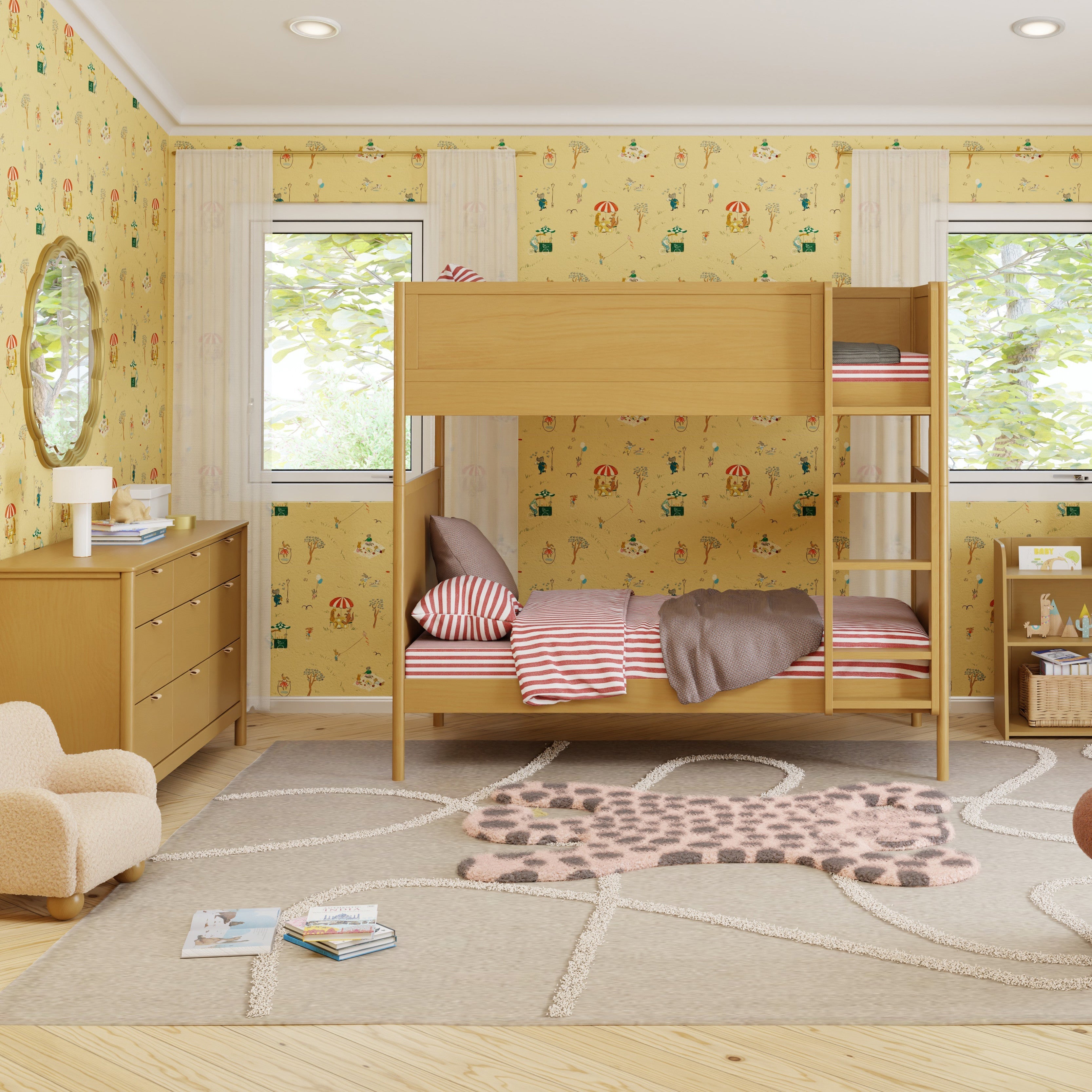 Babyletto Bondi Convertible Bunk Bed - Twinkle Twinkle Little One