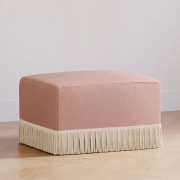 Namesake Crawford Gliding Ottoman | Boucle with Tassel Fringe - Twinkle Twinkle Little One