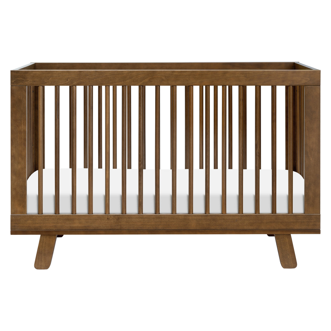 Buy natural-walnut Hudson 3-in-1 Convertible Crib with Toddler Bed Conversion Kit