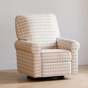 Monogram by Namesake Monroe Power Recliner and Swivel Glider - Twinkle Twinkle Little One