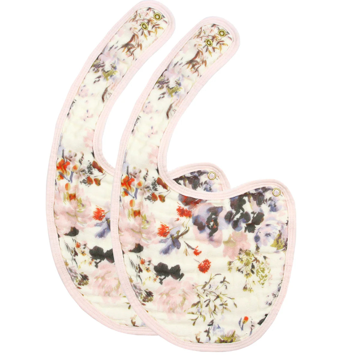 Lou Lou & Company Pattern Cloud Muslin Bib 2 Pack - Twinkle Twinkle Little One