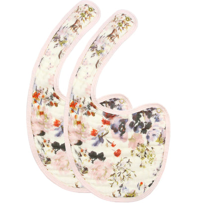 Lou Lou & Company Pattern Cloud Muslin Bib 2 Pack - Twinkle Twinkle Little One