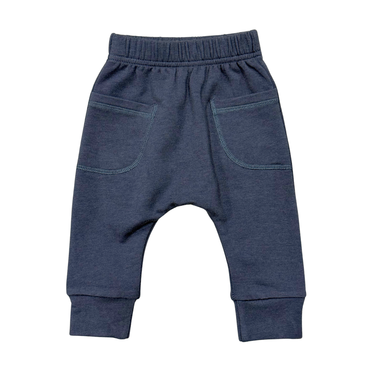 BabySprouts Nightfall Blue pocket pants included in two-piece set