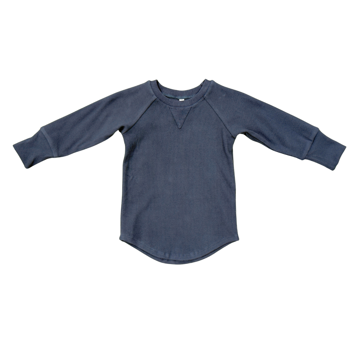 BabySprouts Nightfall Blue ribbed top included in two-piece set
