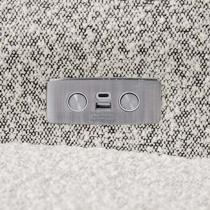 Monogram by Namesake Monroe Power Recliner and Swivel Glider in Boucle - Twinkle Twinkle Little One