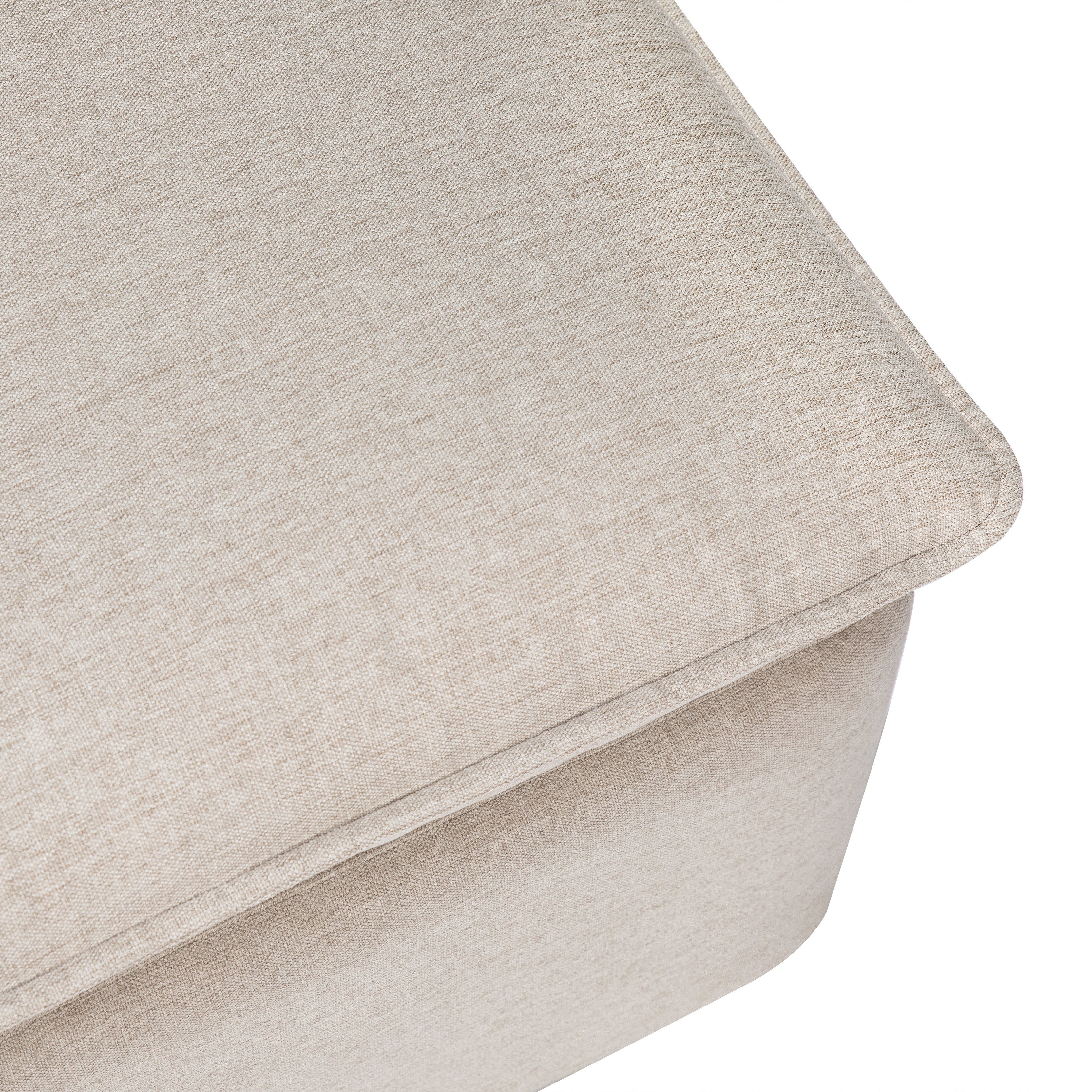 Babyletto Cali Storage Ottoman in Eco-Performance Fabric | Water Repellent & Stain Resistant