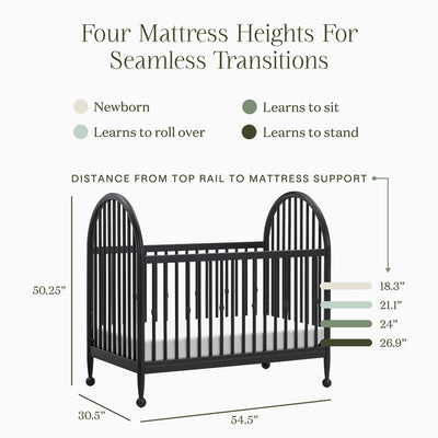 Namesake Alouette 3-in-1 Convertible Spindle Crib