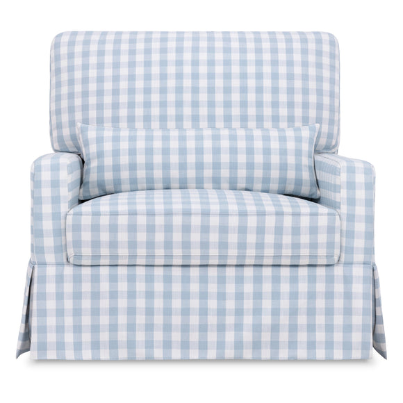 Namesake Crawford Pillowback Chair and a Half Comfort Swivel Glider - Twinkle Twinkle Little One