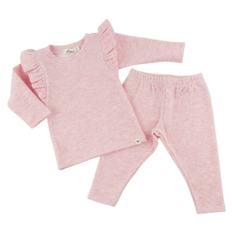 Honeycomb Millie 2 Pc Set - Pale Pink