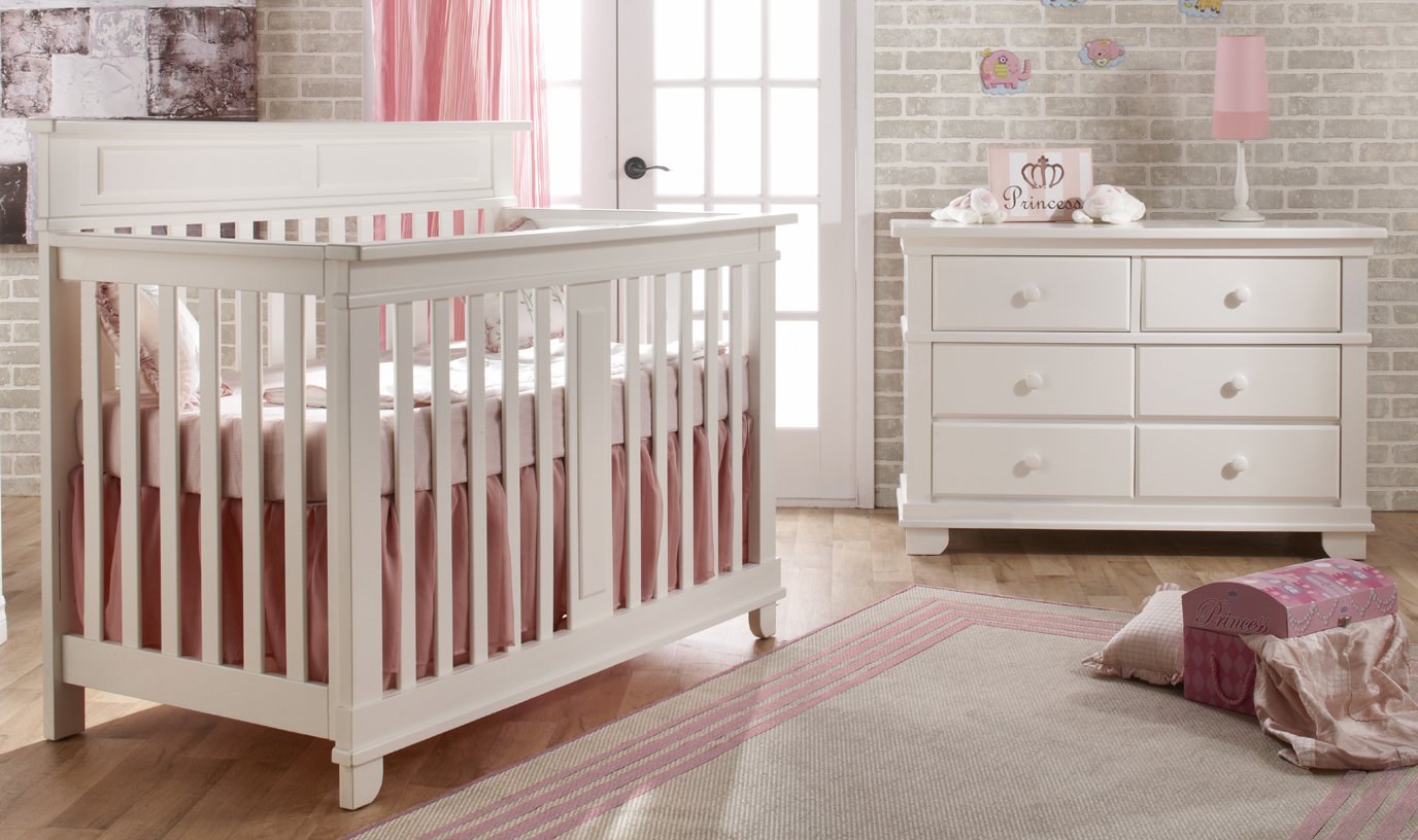 Pali Torino Forever Crib + Double Dresser Set - 0