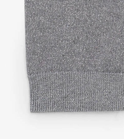 Silver Glitter Cable Knit Leggings