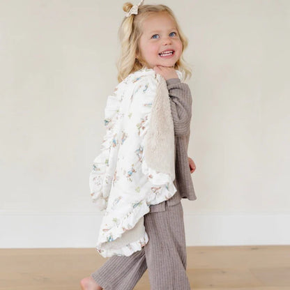 PETER RABBIT BAMBOO RAYON MUSLIN/LUSH MINI BLANKETS - Twinkle Twinkle Little One