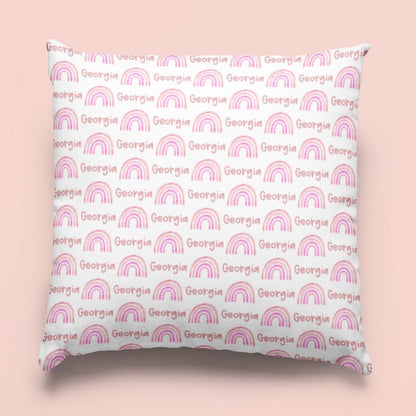 Sugar + Maple Custom Pillow | Rainbows - Twinkle Twinkle Little One