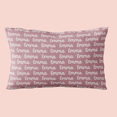 Sugar + Maple Custom Pillow | Repeating Name - Twinkle Twinkle Little One