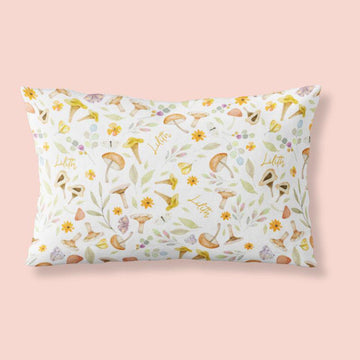 Sugar + Maple Custom Pillow | Whimsical Mushroom - Twinkle Twinkle Little One