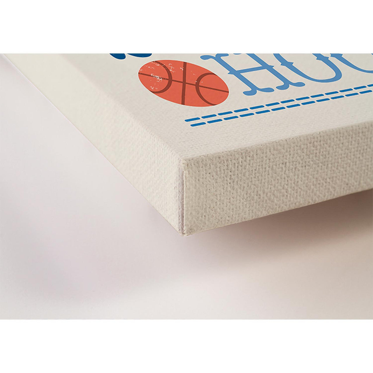 Play All Day - Basketball Stretched Canvas Wall Art - Twinkle Twinkle Little One