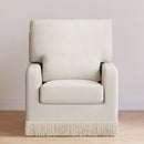 Namesake Crawford Pillowback Comfort Swivel Glider | Boucle with Tassel Fringe-12