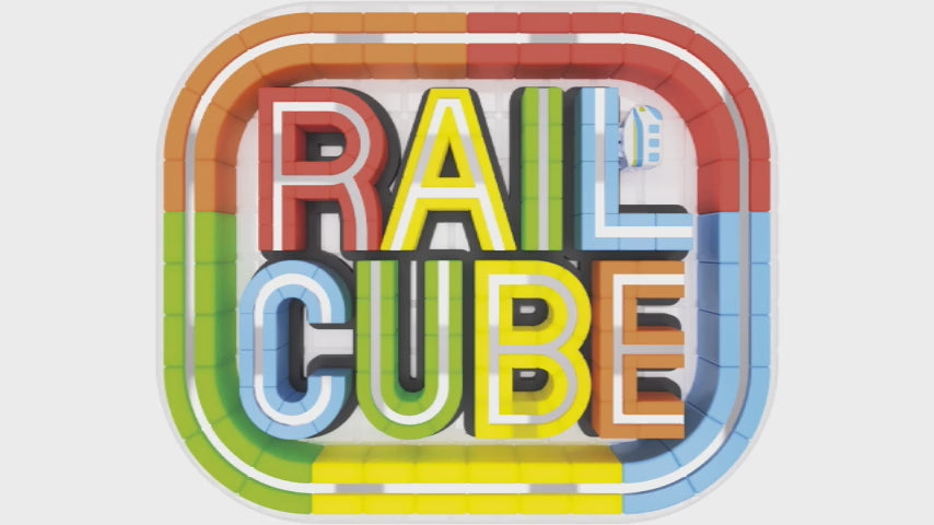 Load video: RAIL CUBE Magnetic Monorail Starter Set