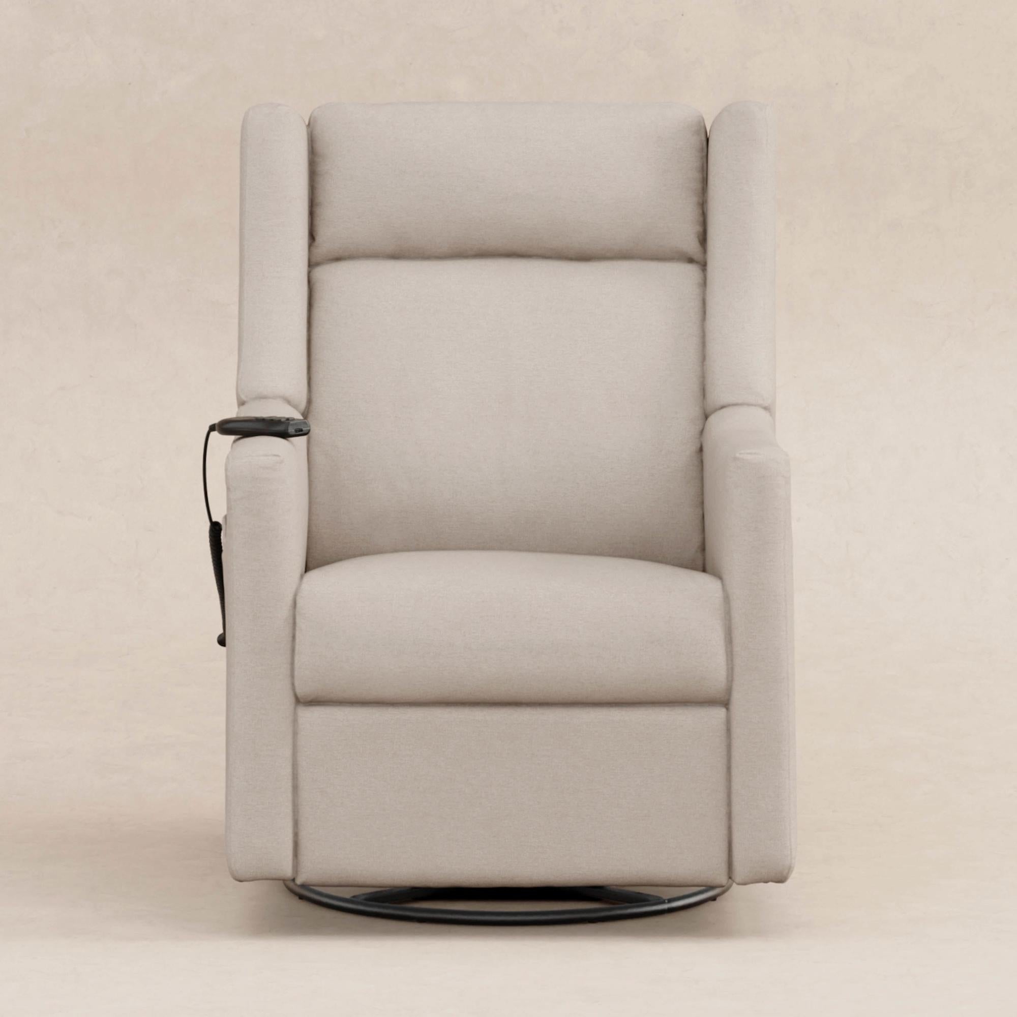 Babyletto Kiwi Deluxe Power Recliner & Swivel Glider with Heat and Massage
