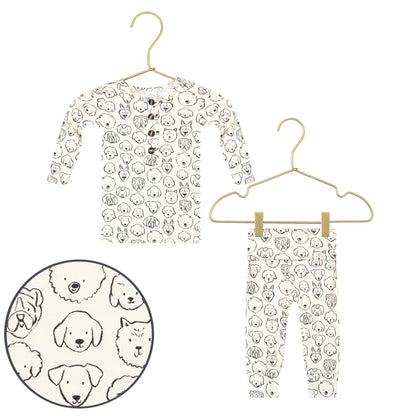Lou Lou & Company Dane Top + Bottoms Set - Twinkle Twinkle Little One