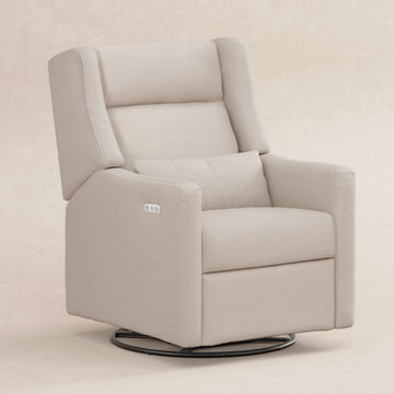Babyletto Kiwi Plus Power Recliner and Swivel Glider with Power Adjustable Headrest and USB Port - Twinkle Twinkle Little One